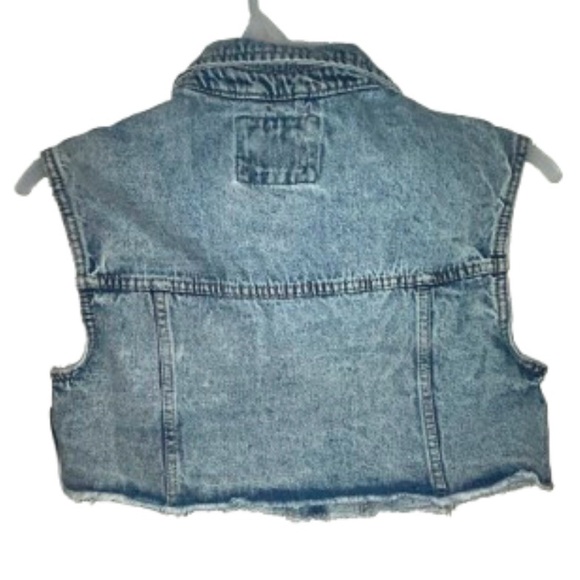 Highway Jeans, New With Tags Denim Cropped Vest, Size Medium - Picture 4 of 4